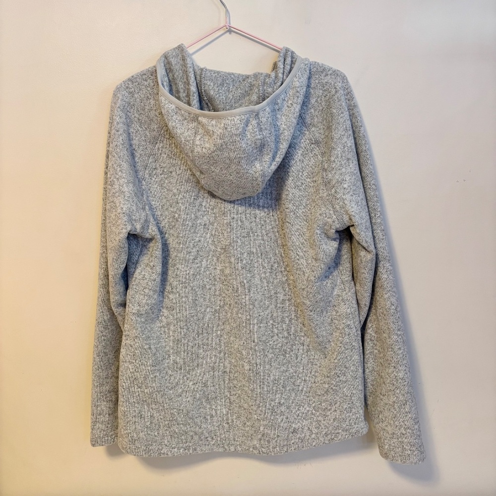 Mountain Warehouse Nevis Full Zip Fleece Lined Hoodie Grey Womens Size 10 NWT - Picture 3 of 5
